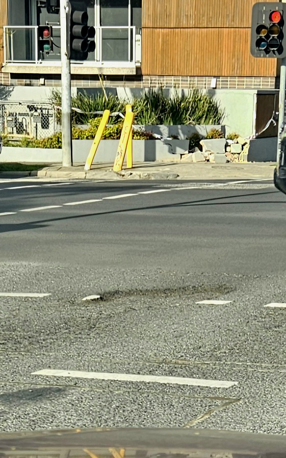 Pothole reported at Belmore Road